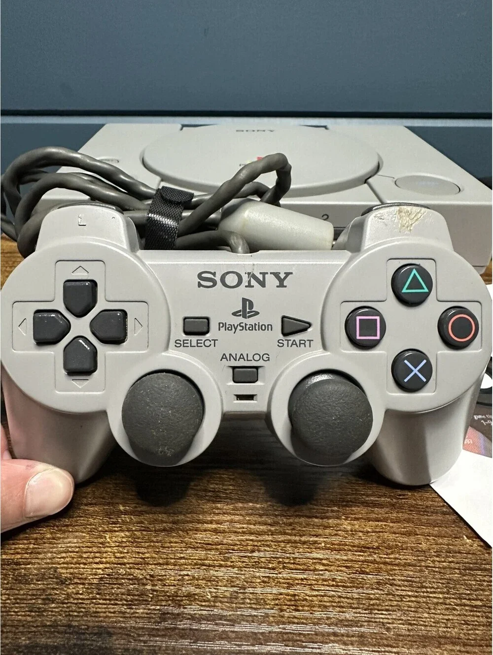 Sony PlayStation 1 PS1 Console Sports Bundle w/ OEM Controller & 5 Games Tested